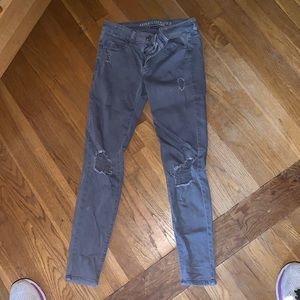 Blue/gray jeans american eagle